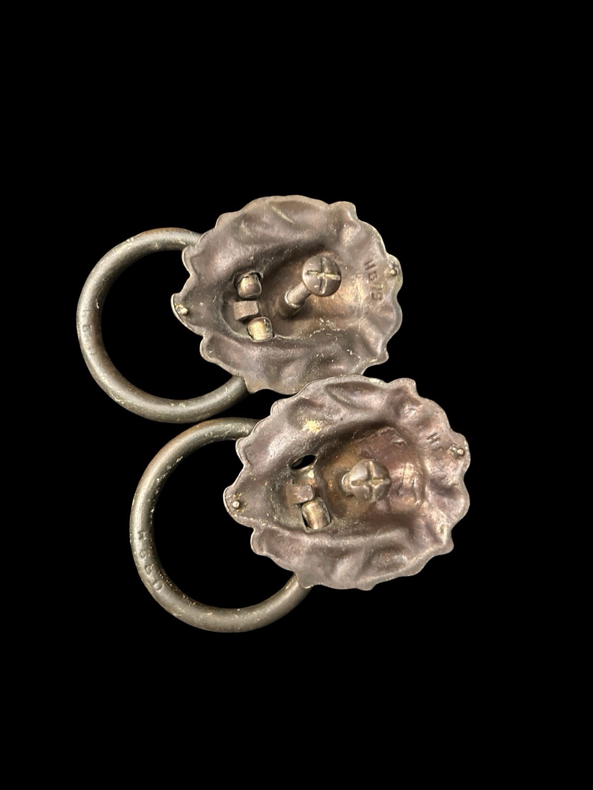 2 VTG Lion Heads Drawer Pull 2.5” X 2”Hardware Door Knocker Design Victorian