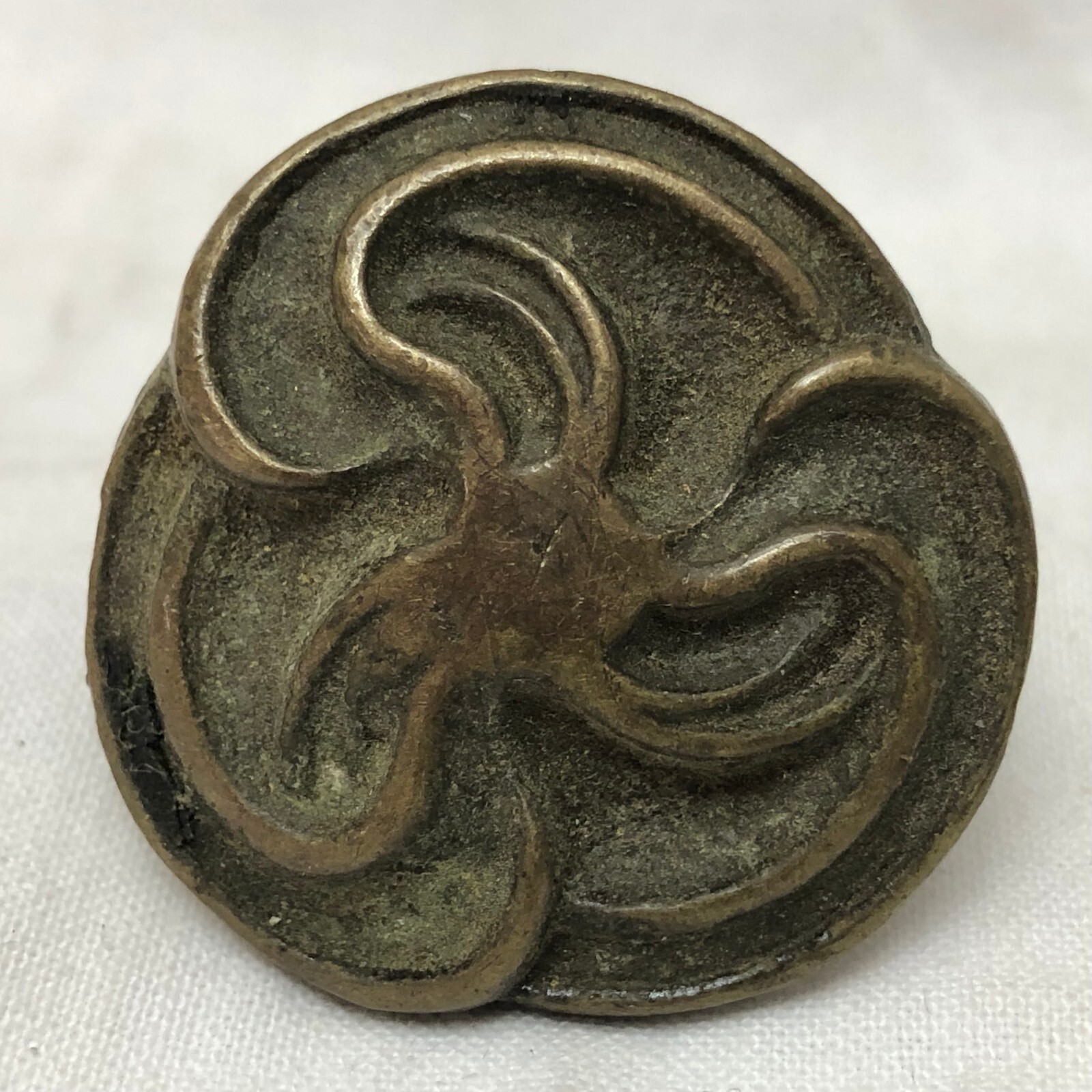 Vintage Small Knob Drawer Door Pull Ornate Furniture Hardware DIY Project