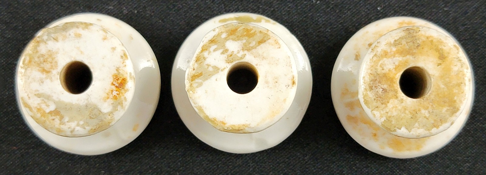 Vintage Drawer Pull Knobs Lot Clear Glass, Wood, White Porcelain All Ship
