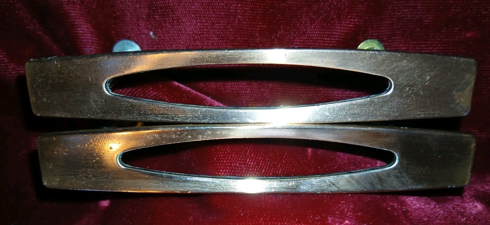 LOT 1 – Twelve MCM AJAX Nordic Modern Copper Drawer Door Pull Handle 3” Center