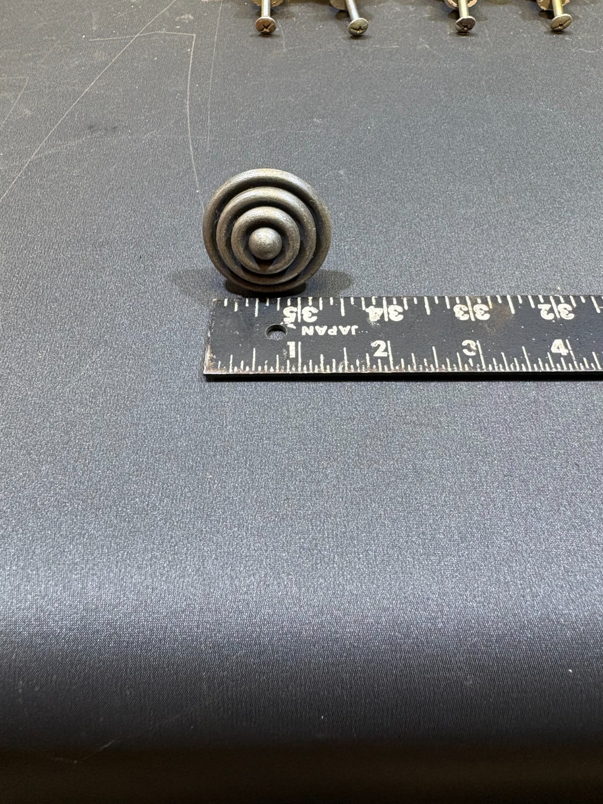 Brushed Nickel Knobs – Set of 23 – Concentric Circle Bullseye Drawer Pulls