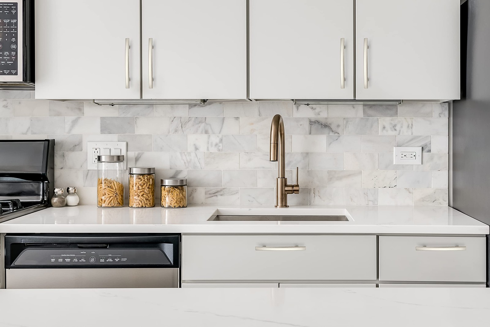 Ravinte 20 Pack Cabinet Handles Brushed Nickel Cabinet Pulls Kitchen Cabinet