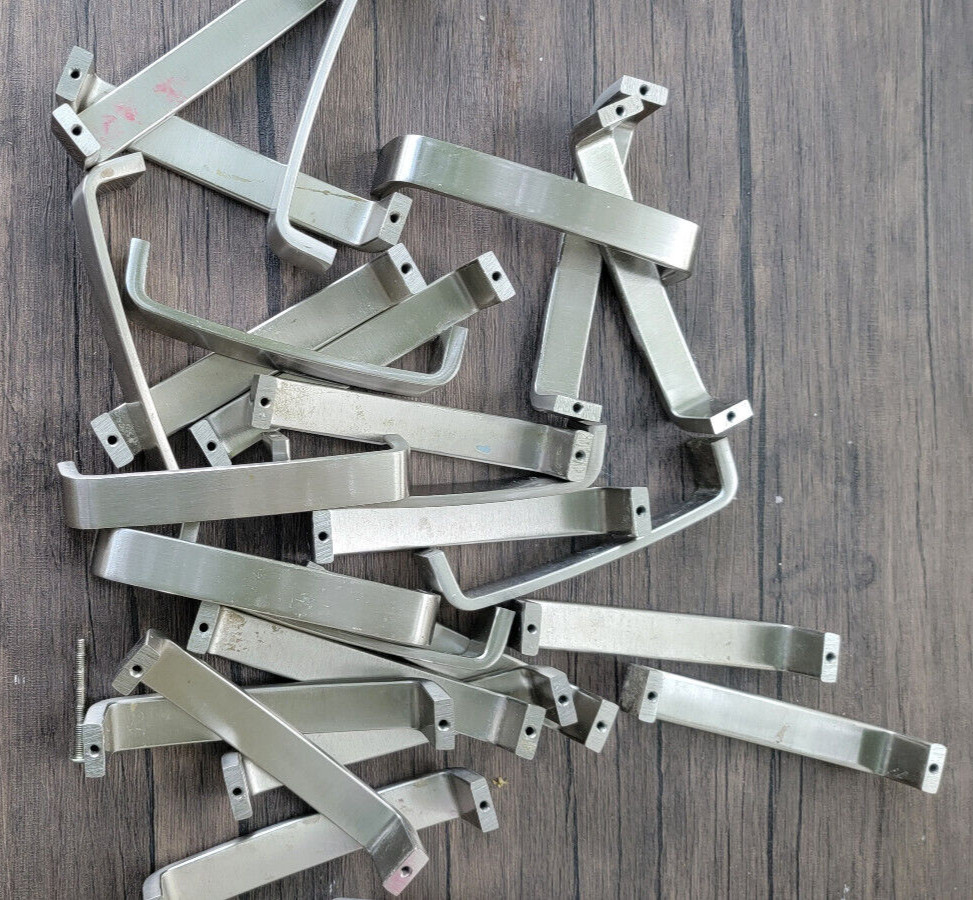 1 Lot 25pcs Brushed Aluminum Modern Drawer Pull / Handle J-4