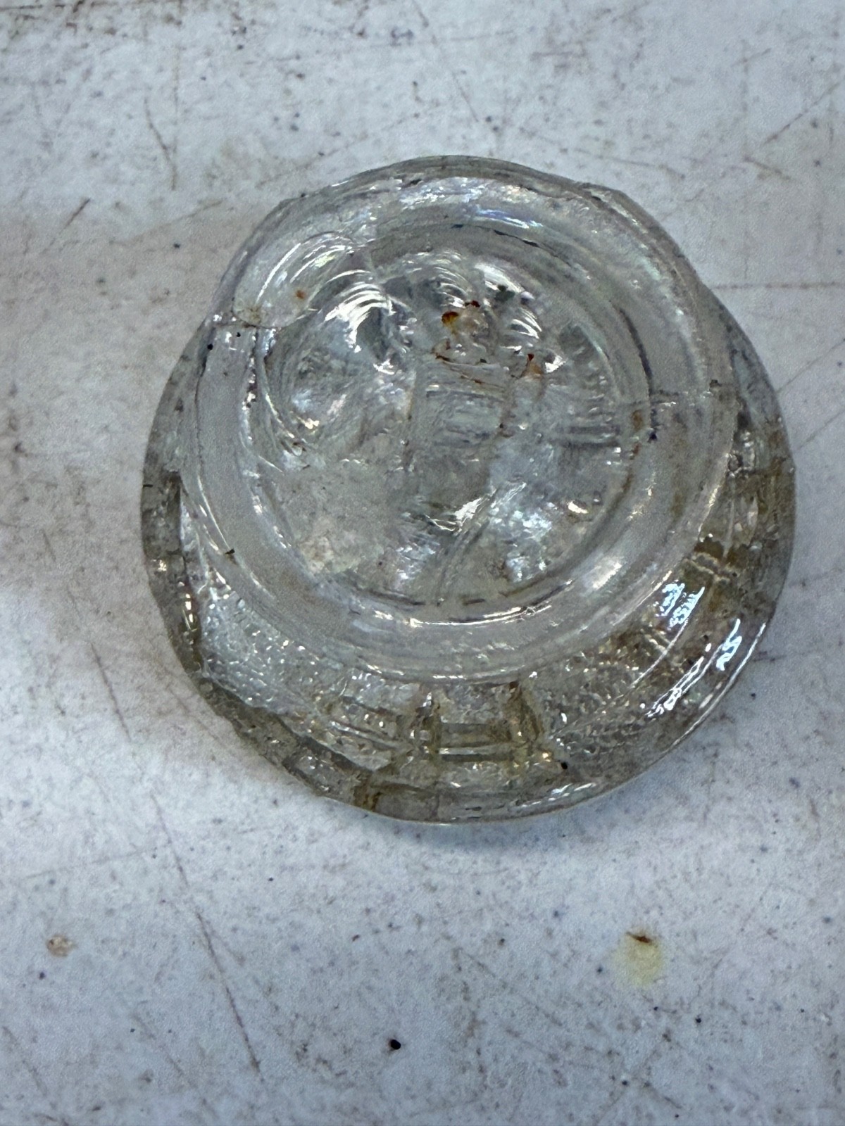 antique empire pressed glass Boston sandwich knobs set 10 classical sheraton
