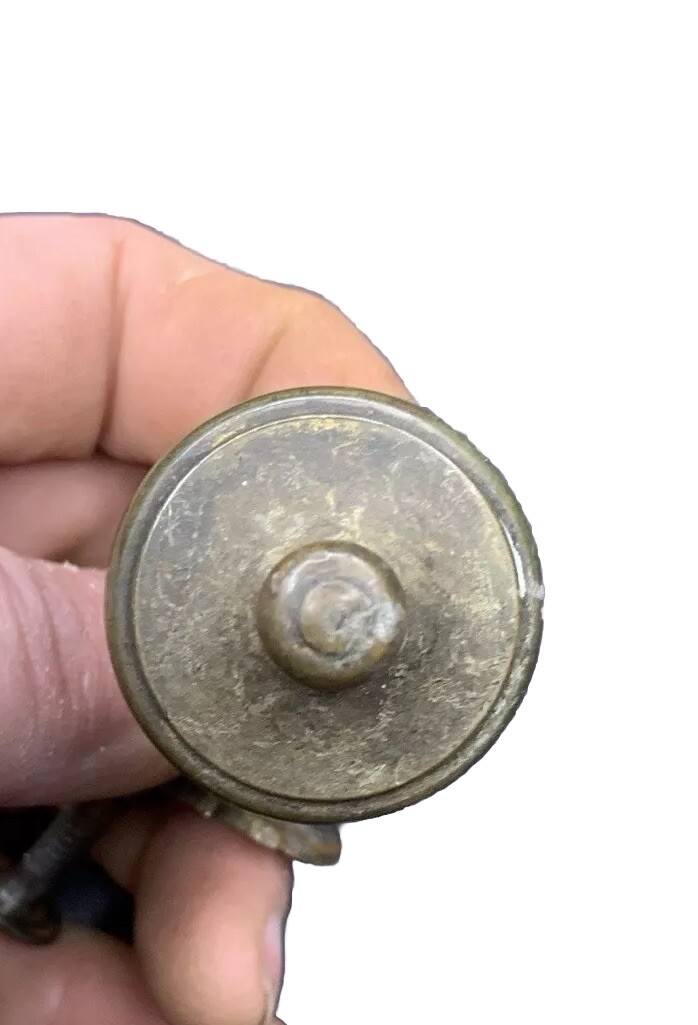 Antique Drexel Esperanto Teardrop Drawer Pull Brass Drop Hinge