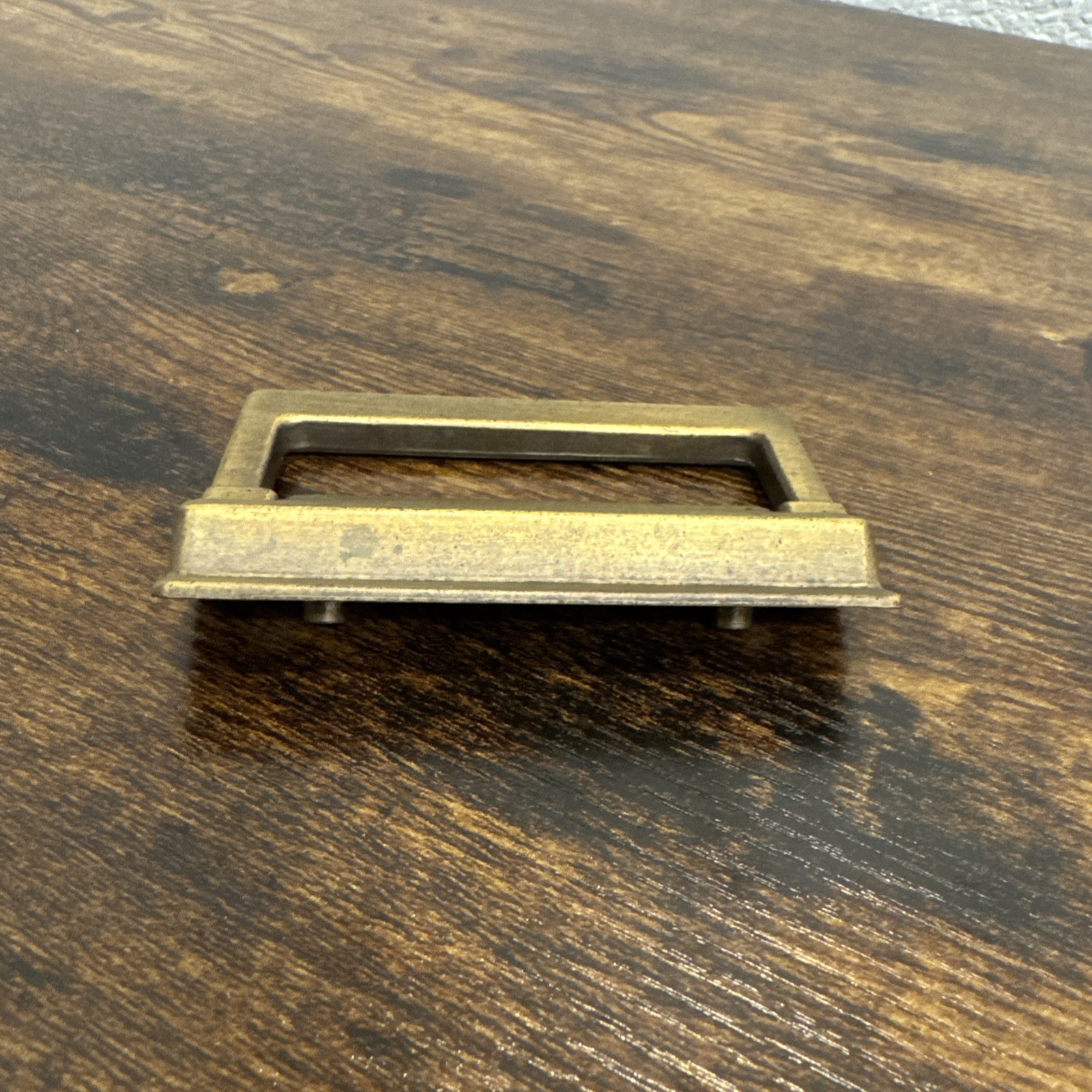 Drexel Woodbriar Drawer Pull Rectangle Brass Vintage Bail Dresser Hardware