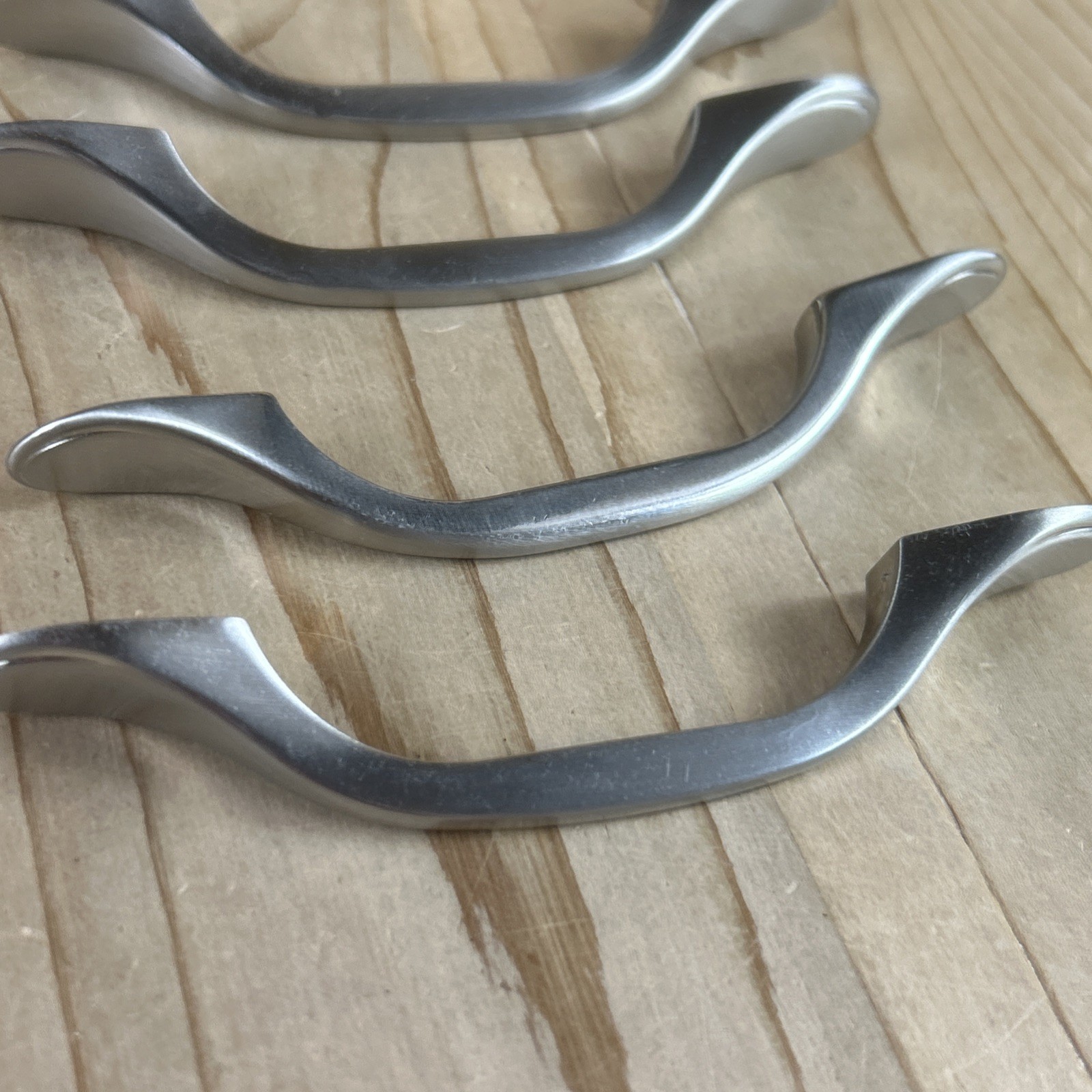 Amerock Windham Drawer Pulls Set Of 4 Spoon Foot Satin Nickel