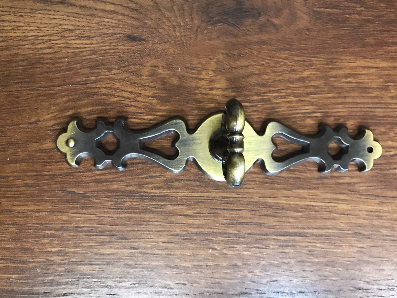 vintage amerock furniture trim antique English key knob with backplate bp716-ae