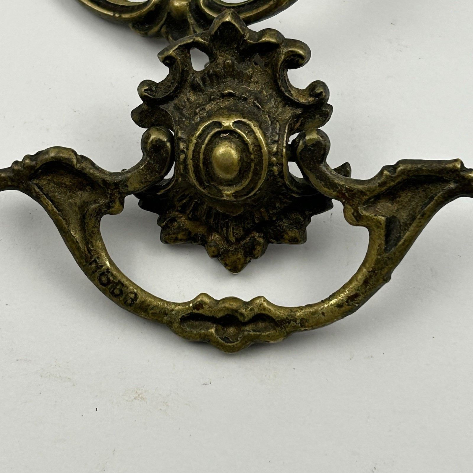 Antique Keeler Brass (KBC) H553 Drawer Pulls & Art Nouveau Hardware Salvage Lot