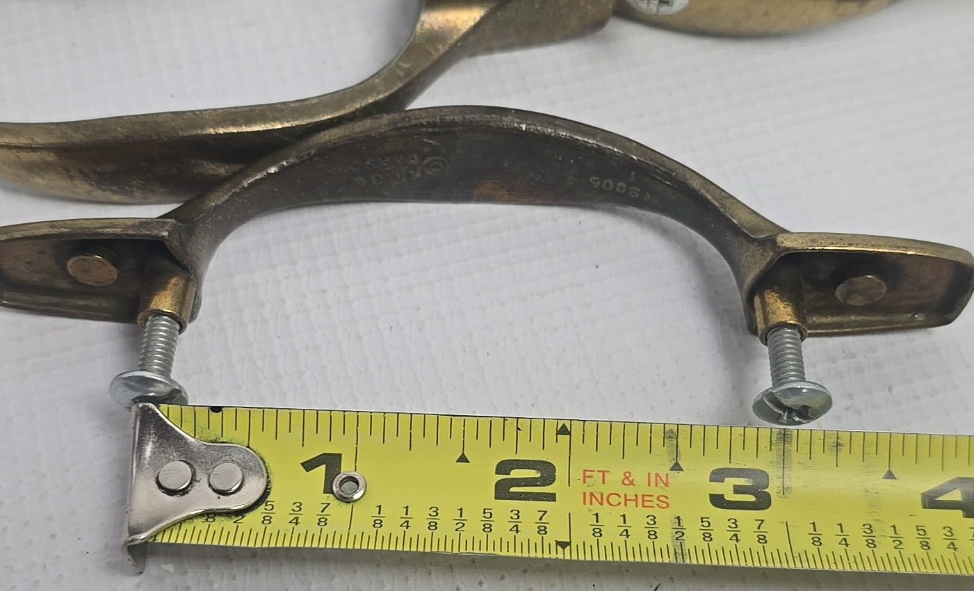 Vintage Keeler Brass Co Vintage N-13806 Drawer Pulls Handles 4.5″ Lot of 14