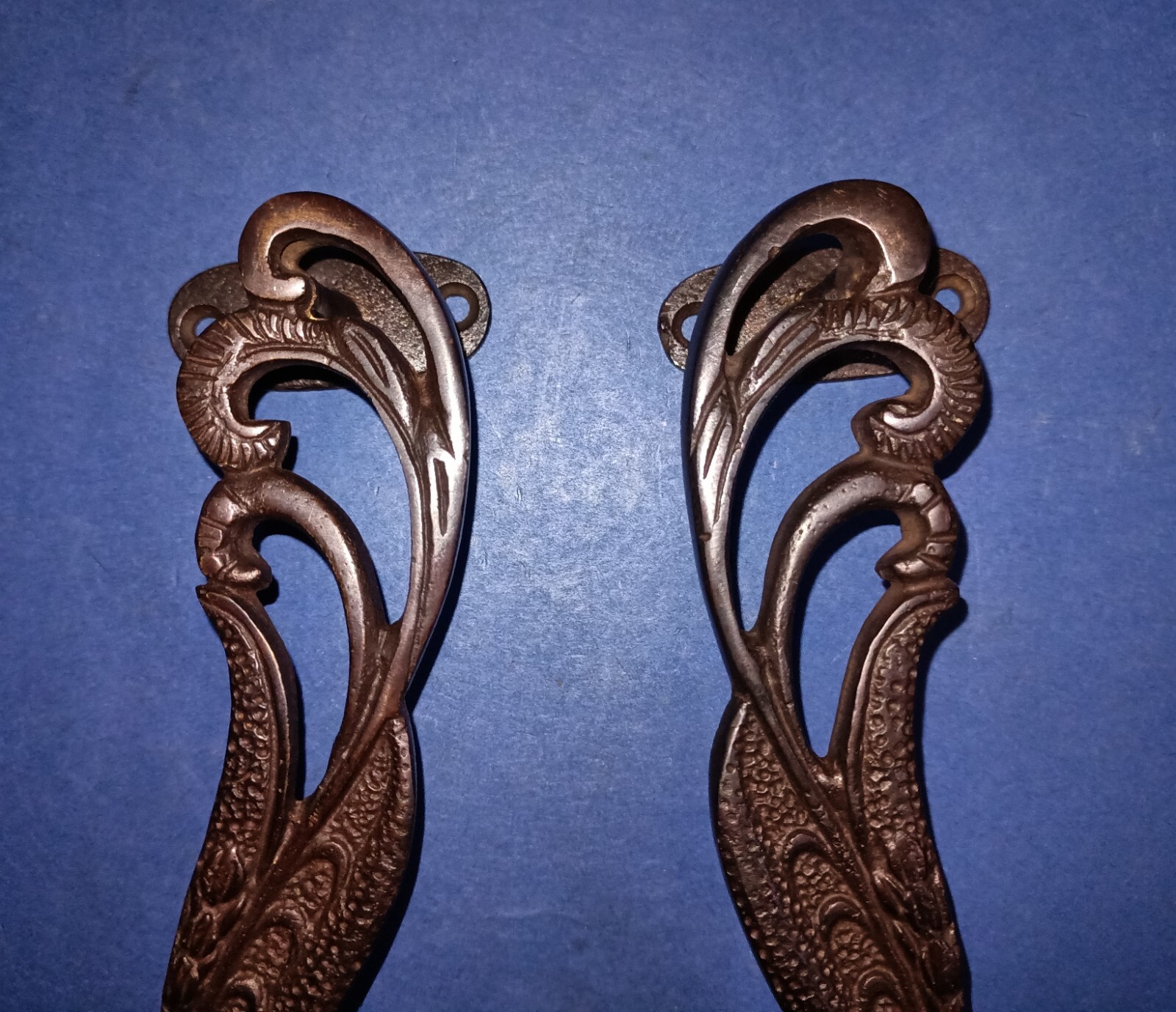 Peacock Design Cupboard Puller Brass Pheasants Bird Theme Door Handle Set AJ103