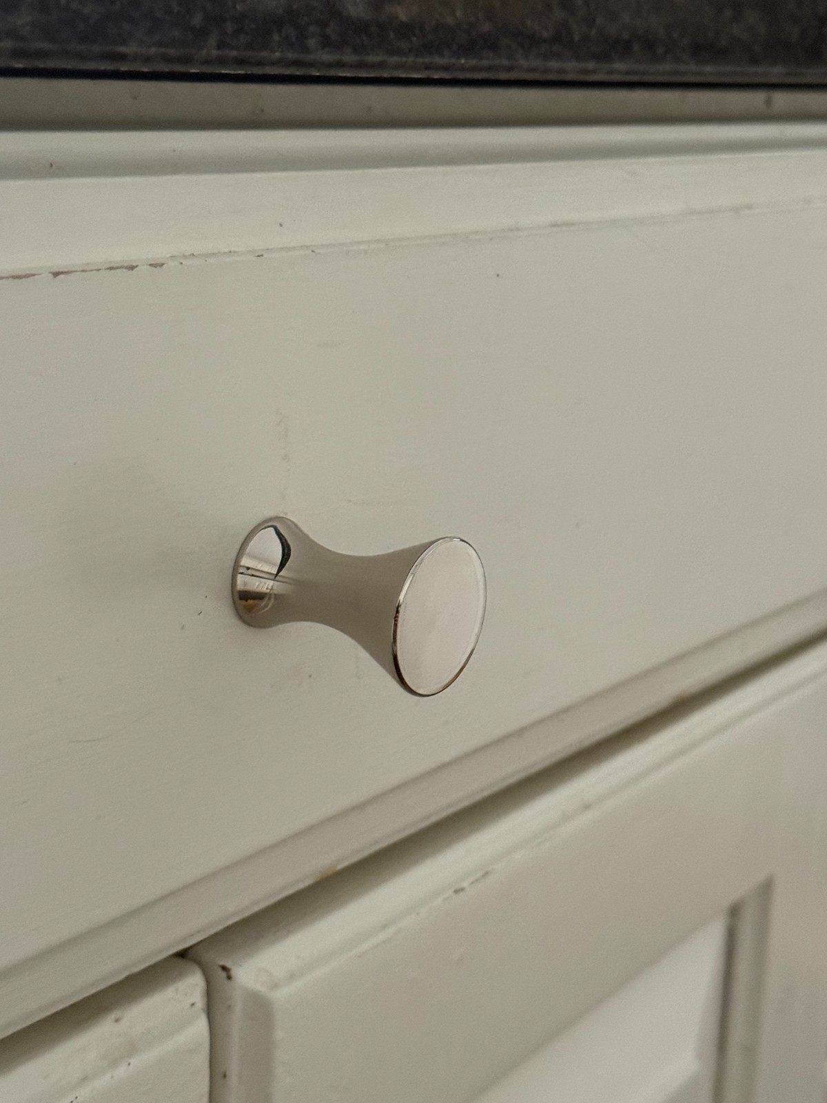 Beautifully crafted Nickel plated replica McCobb mid-century modern drawer pull