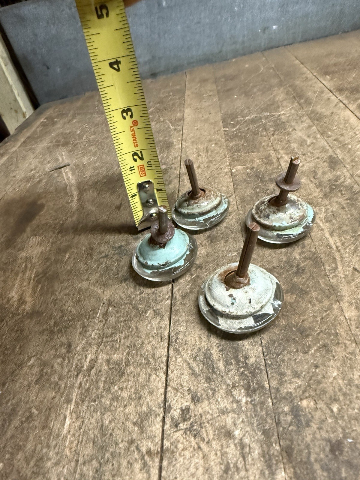 Antique Old Victorian Cabinet Drawer Pulls Glass Knobs Handles Hardware Lot USA