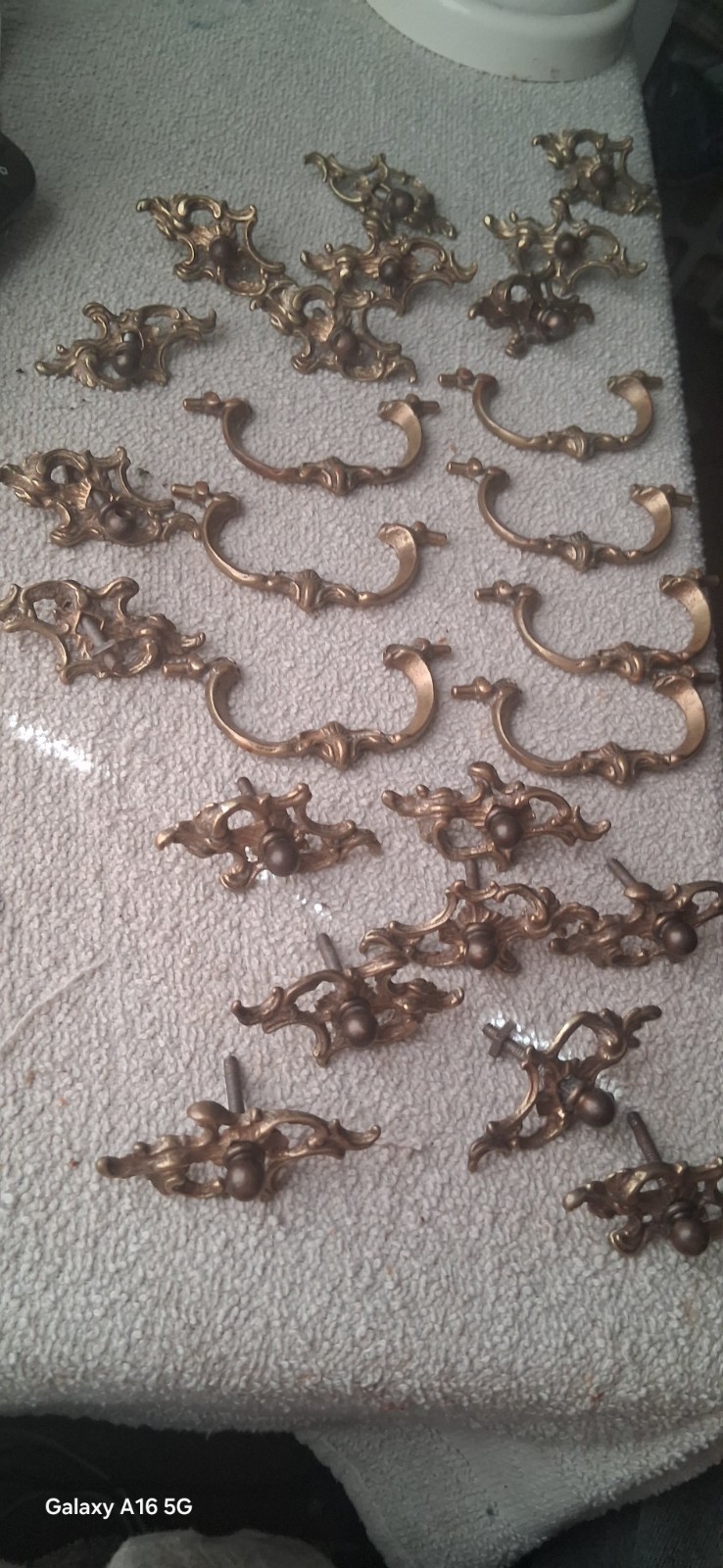 Brass drawer pulls early 1900 late 1800 rare