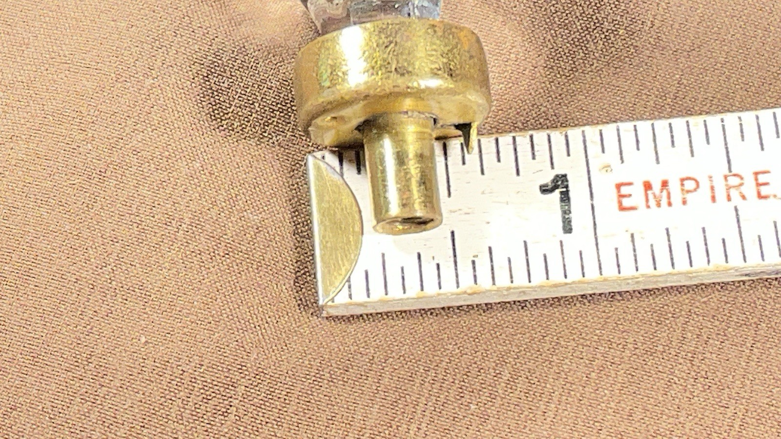 Antique Original Dental Medical Cabinet Glass Drawer Knob Pull Hardware
