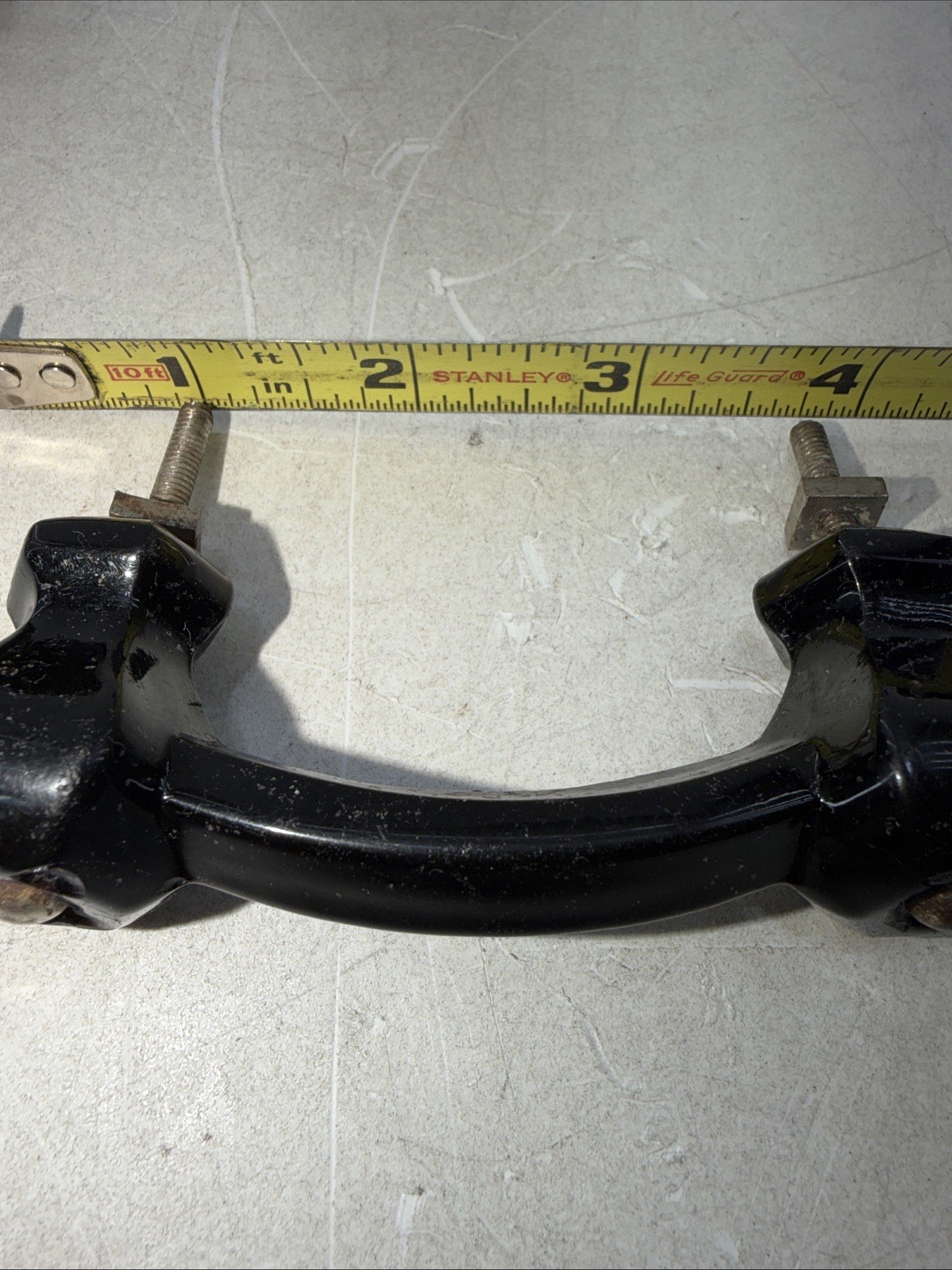 Vintage Black Porcelain Drawer Handles/Pulls Double Single