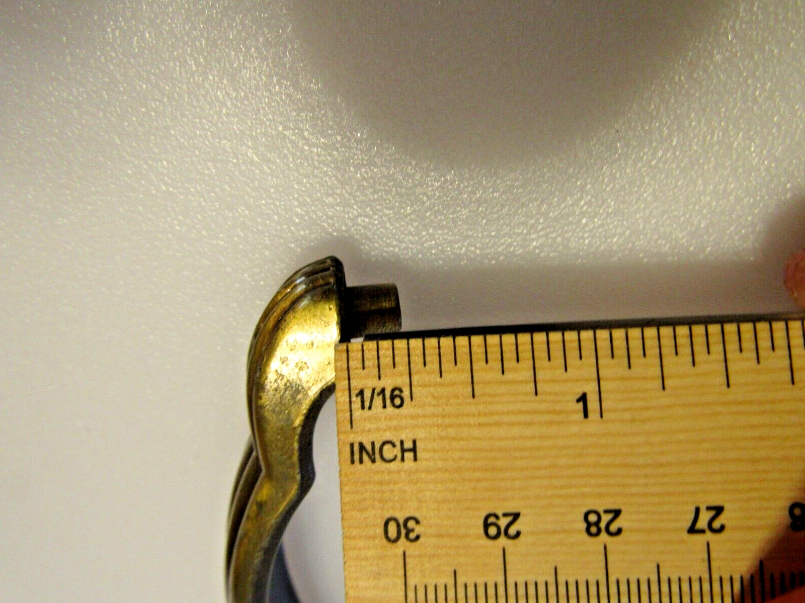 Vintage Ribbed Drawer Pulls Grooved Arched Keeler Brass Cabinet Door Handles