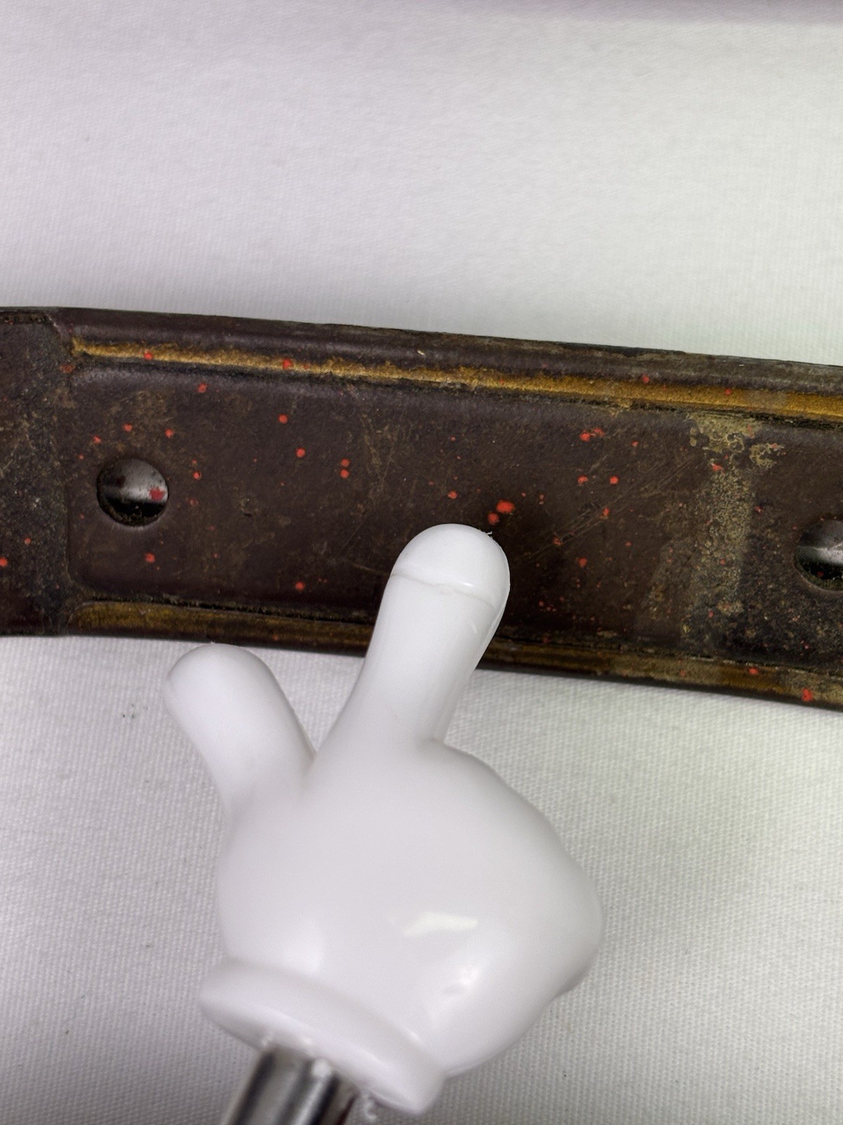 Vintage Art Deco Drawer Pulls Set of 6 Amber Plastic Inlay Waterfall Style