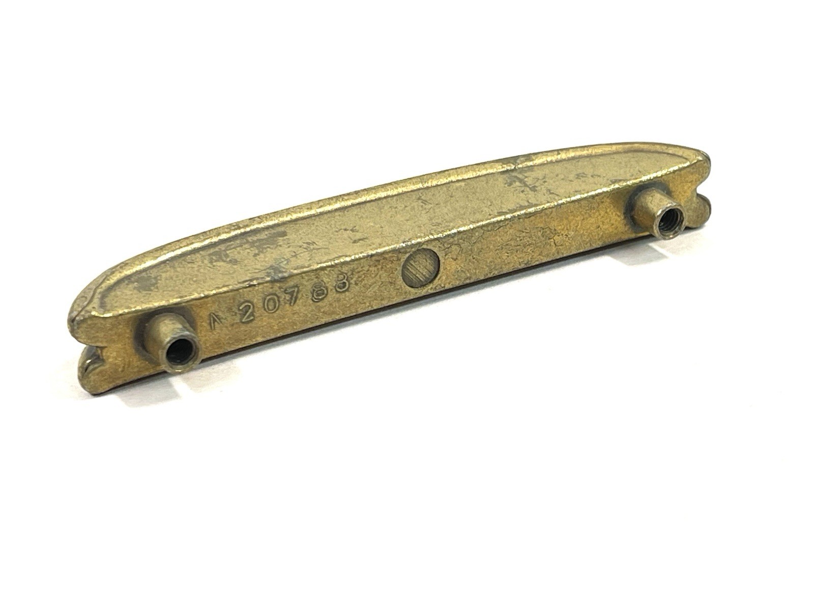 KBC Keeler Brass Co Vintage Drawer Pull Fixed Handle MCM 3″ OCB lot#7468