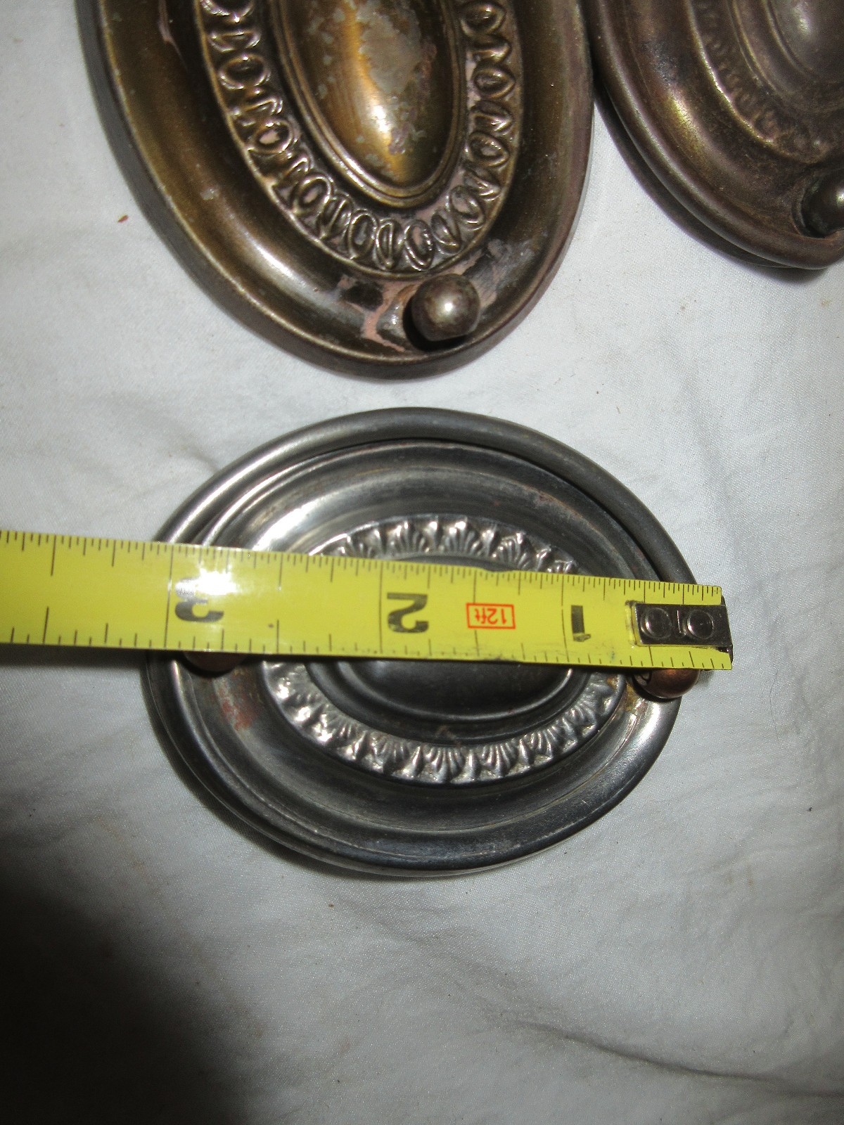 Antique Handles Furniture Drawer Pulls Handles Vintage Metal Hardware Set of 7