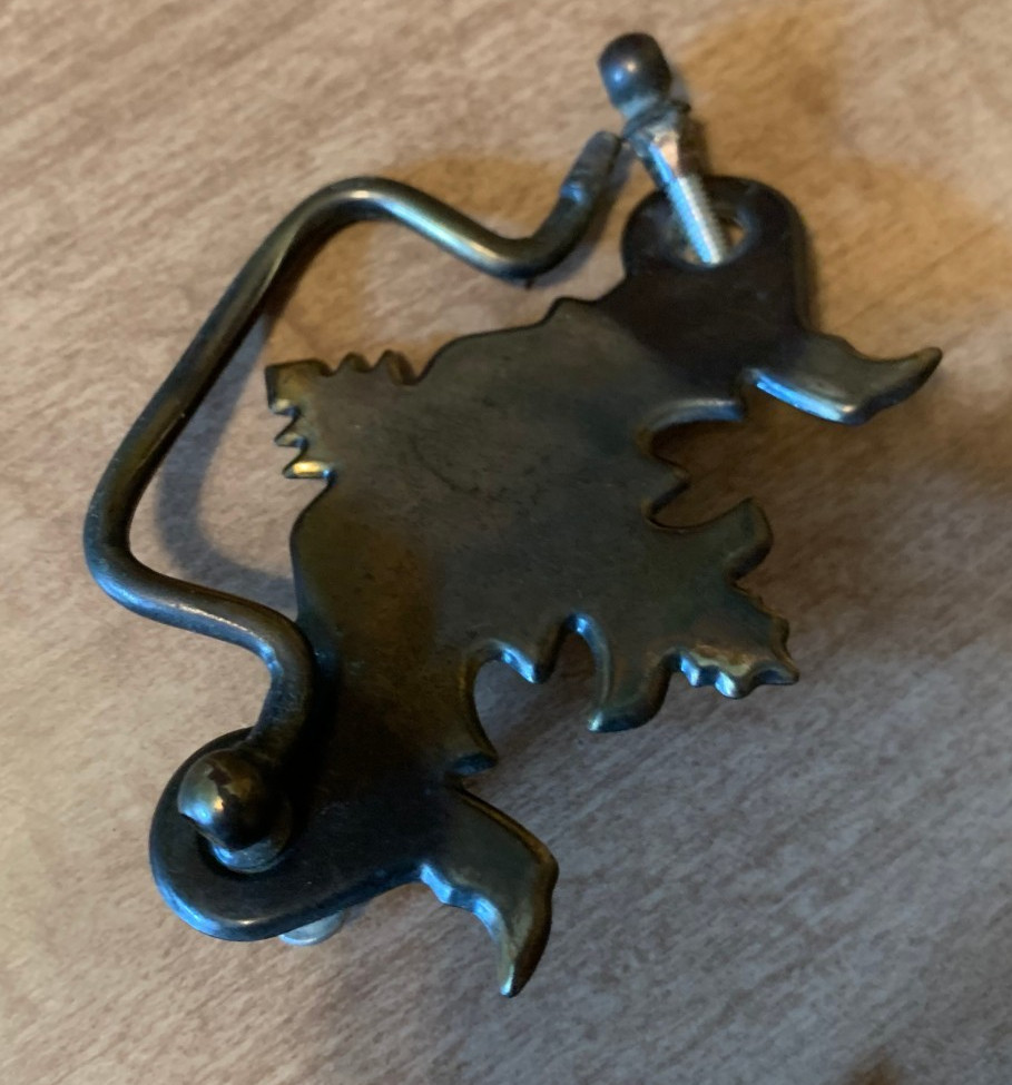10 Vintage Pull Handles 3″ Screw Center 3-3/4″ Wide 2-3/8″ Tall 1″ Length Screw