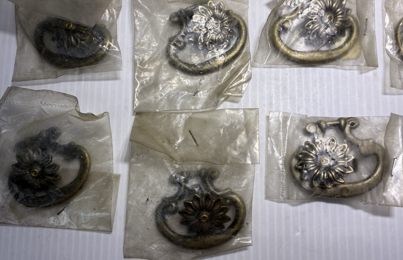1970’s-90’s CAMPER Vintage Drawer Pulls Handles LOT of 20 –RARE Bronze Tone