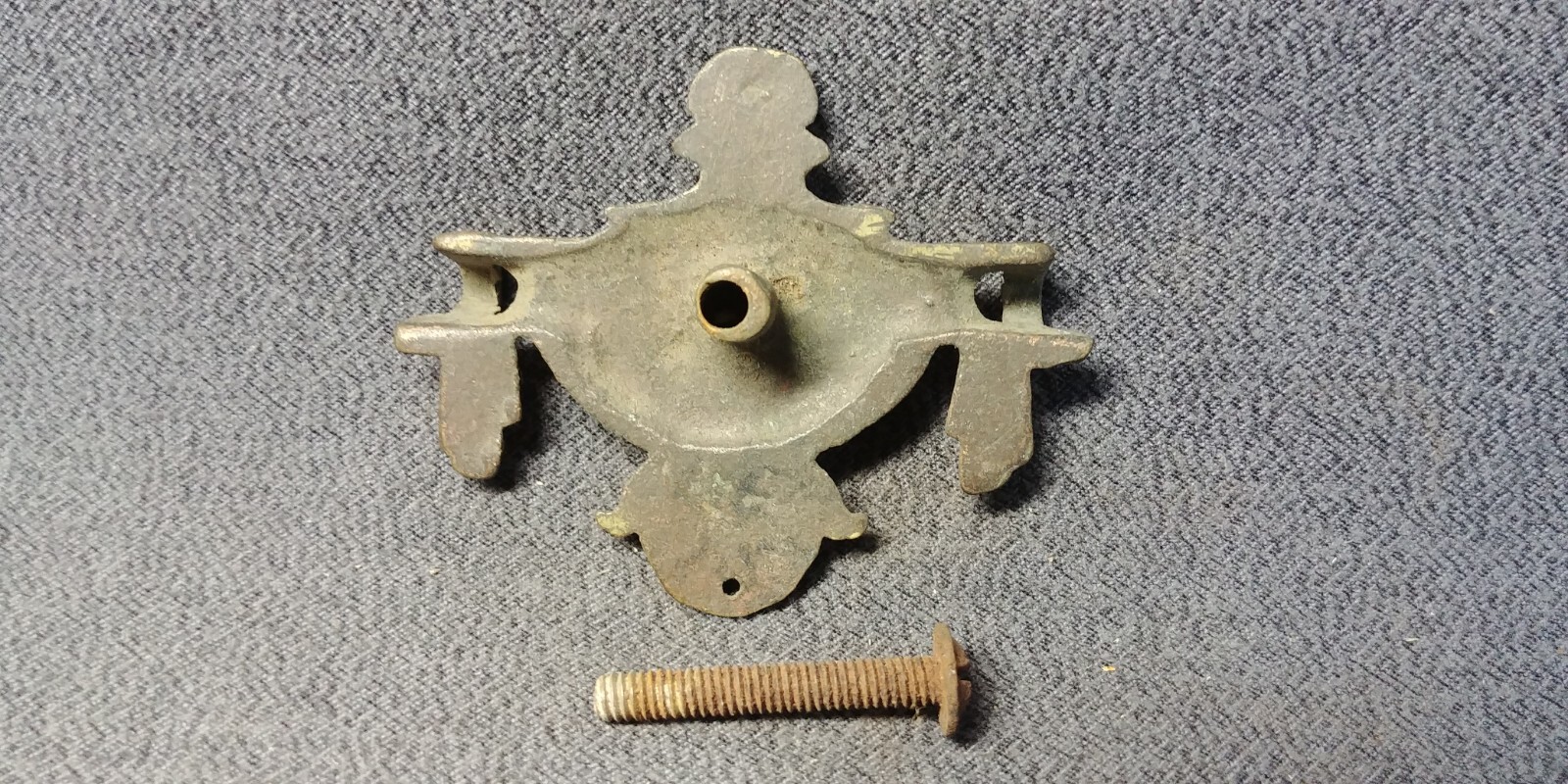 Vase Tassel Brass Back Plate Bail Drop Handle Furniture Pull Hardware Antique