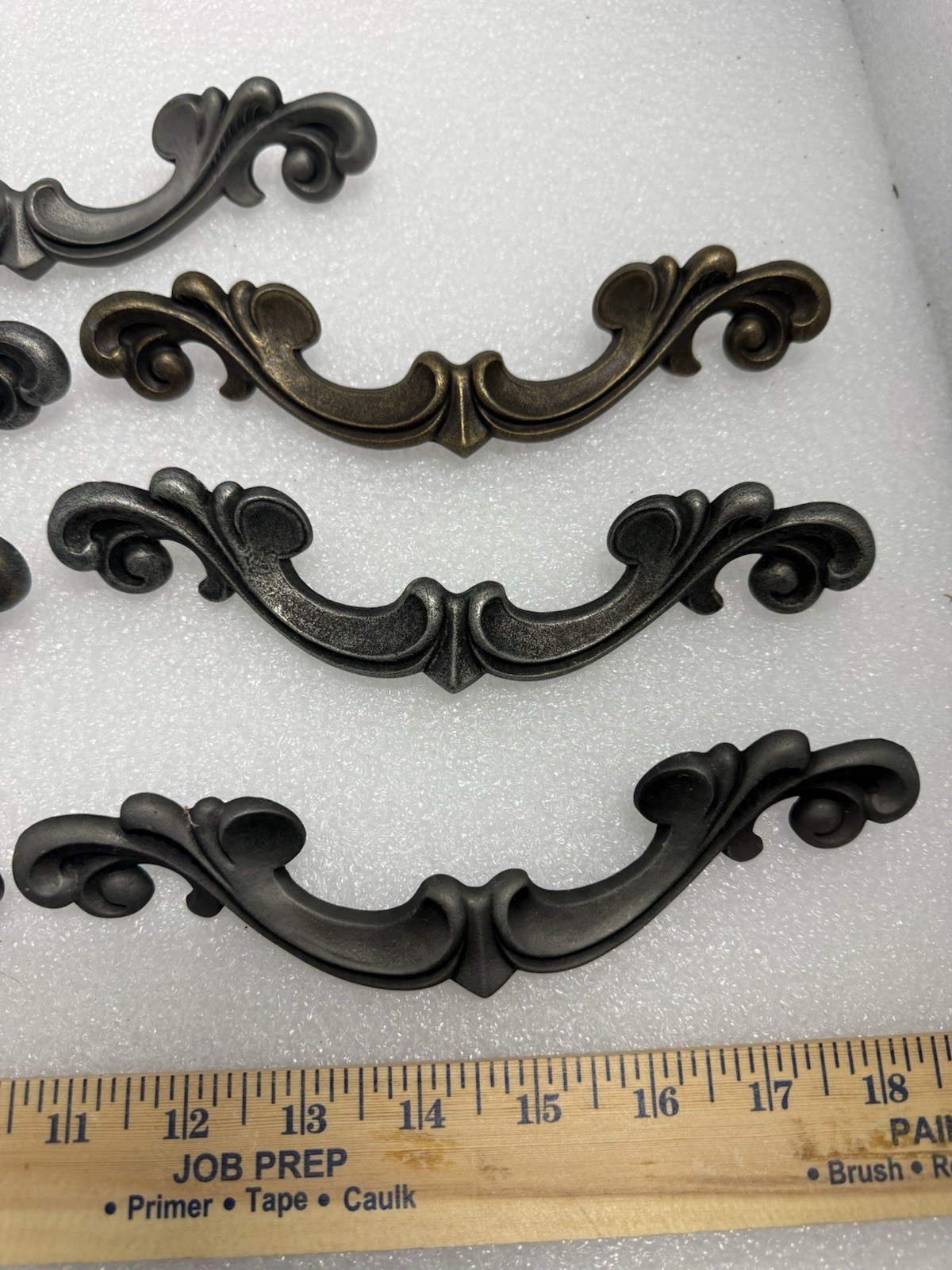 7 Vintage-Savage French Provincial Solid Drawer Pull 8”Different Finishes,