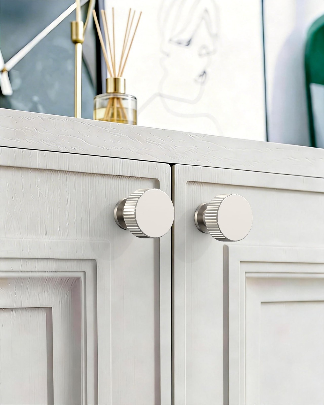 10 Pack Brushed Nickel Cabinet Knobs Kitchen Satin Nickel Cabinets Knobs for …