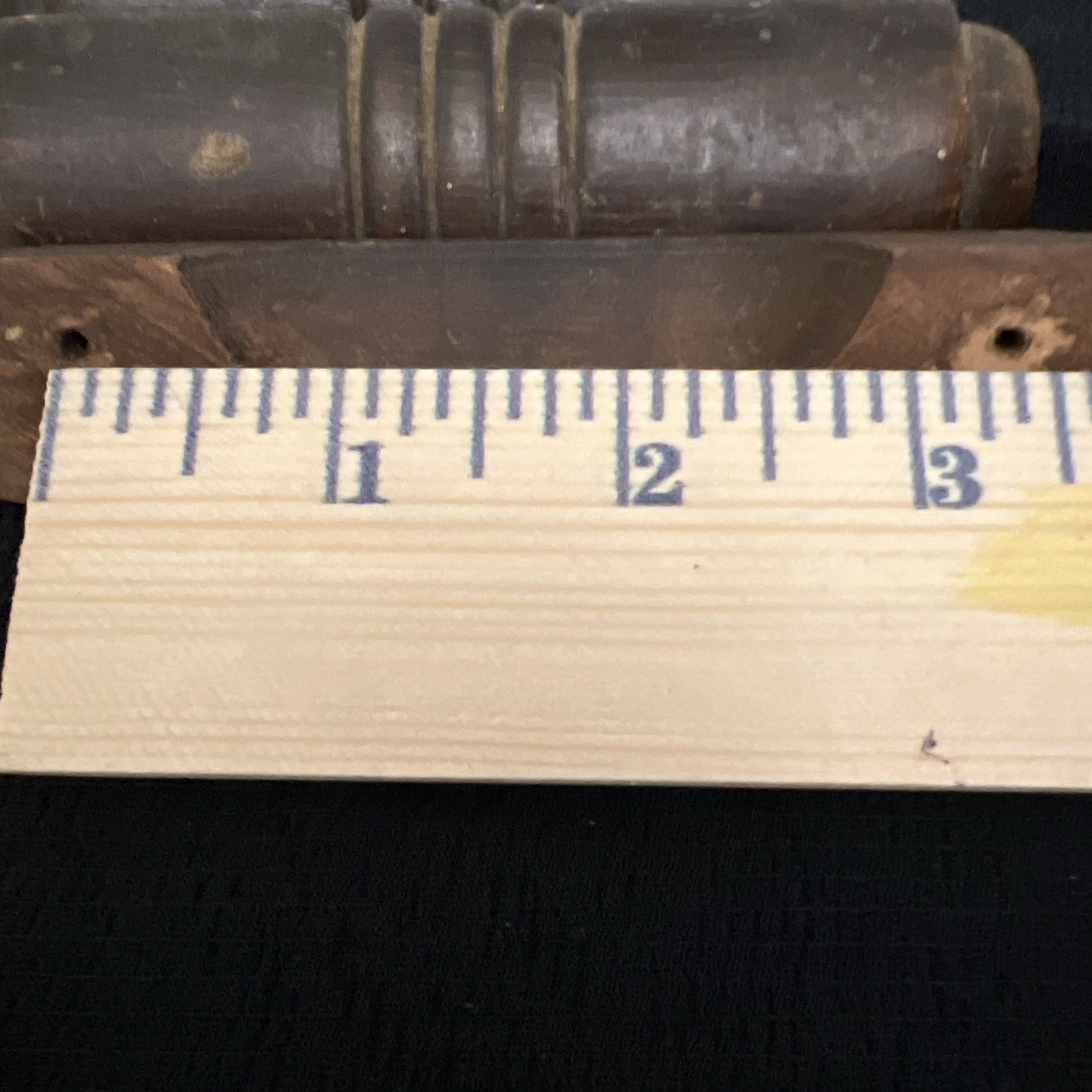 Set 7 Vintage Mid Century Modern Wood Cabinet Drawer Pull Handles