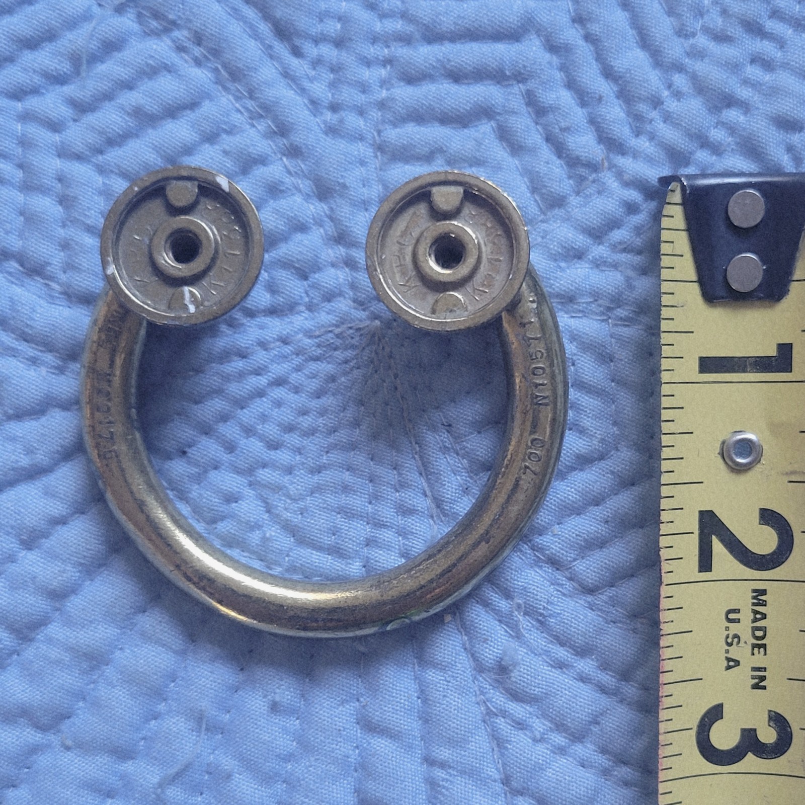 Lot Of 12: Vintage Keeler Brass Co KBC Ring Pull Drawer Handles N09175 Hardware