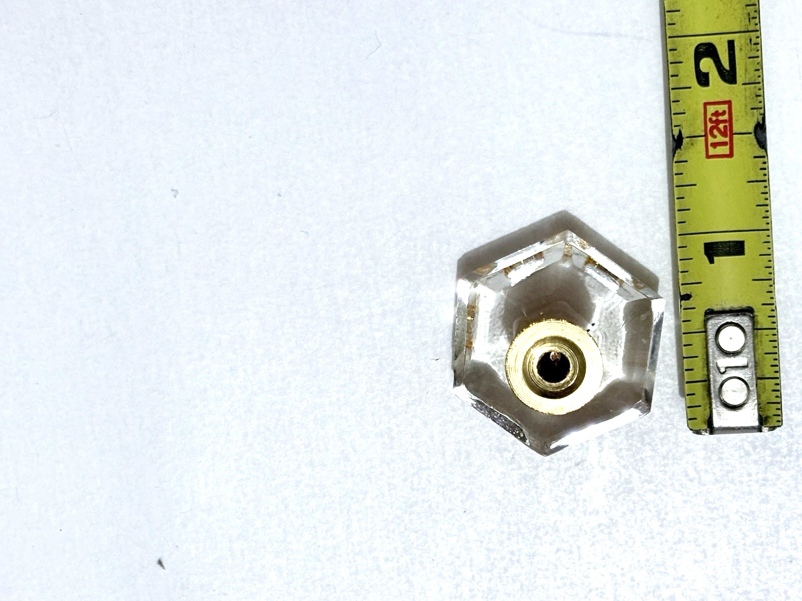 Vintage Drawer Cabinet Pull Knobs Lot Of 7 Ceramic Brass Wood Lucite