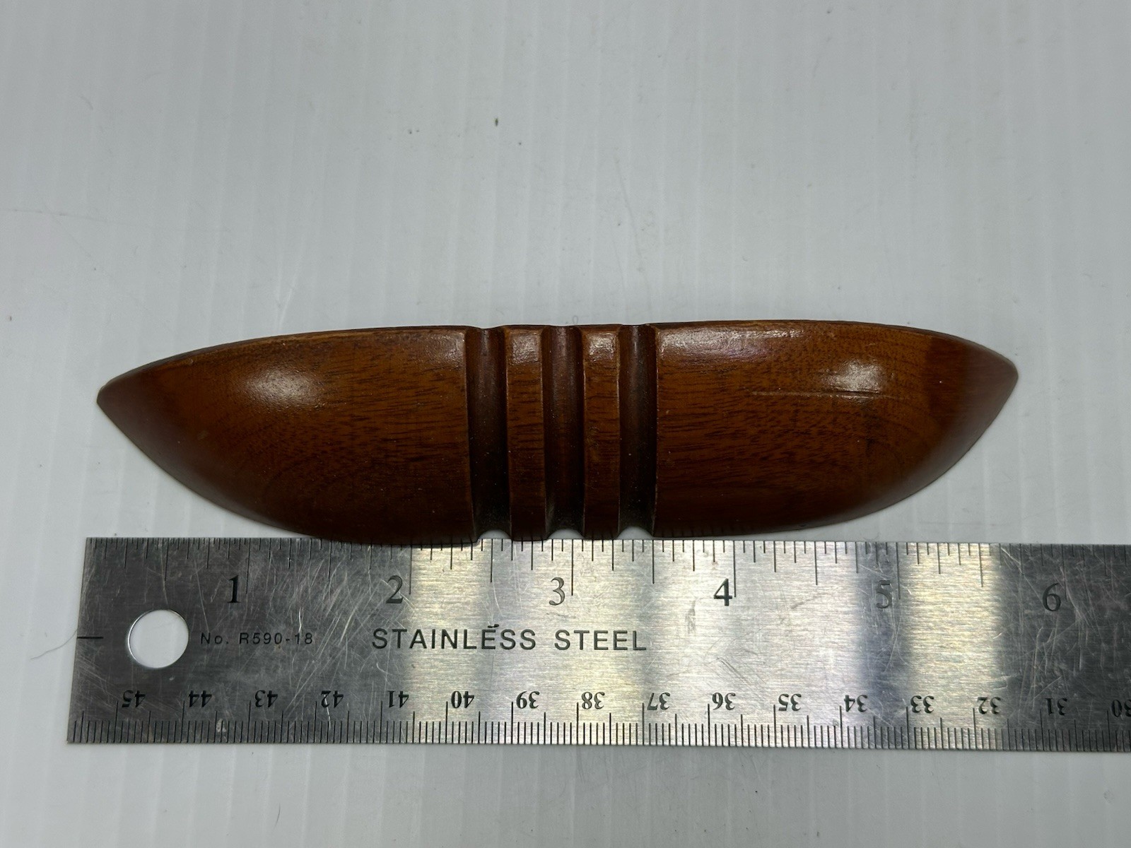 Antique 10 Matching Wood Drawer Pulls Handle Waterfall Dresser Art Deco