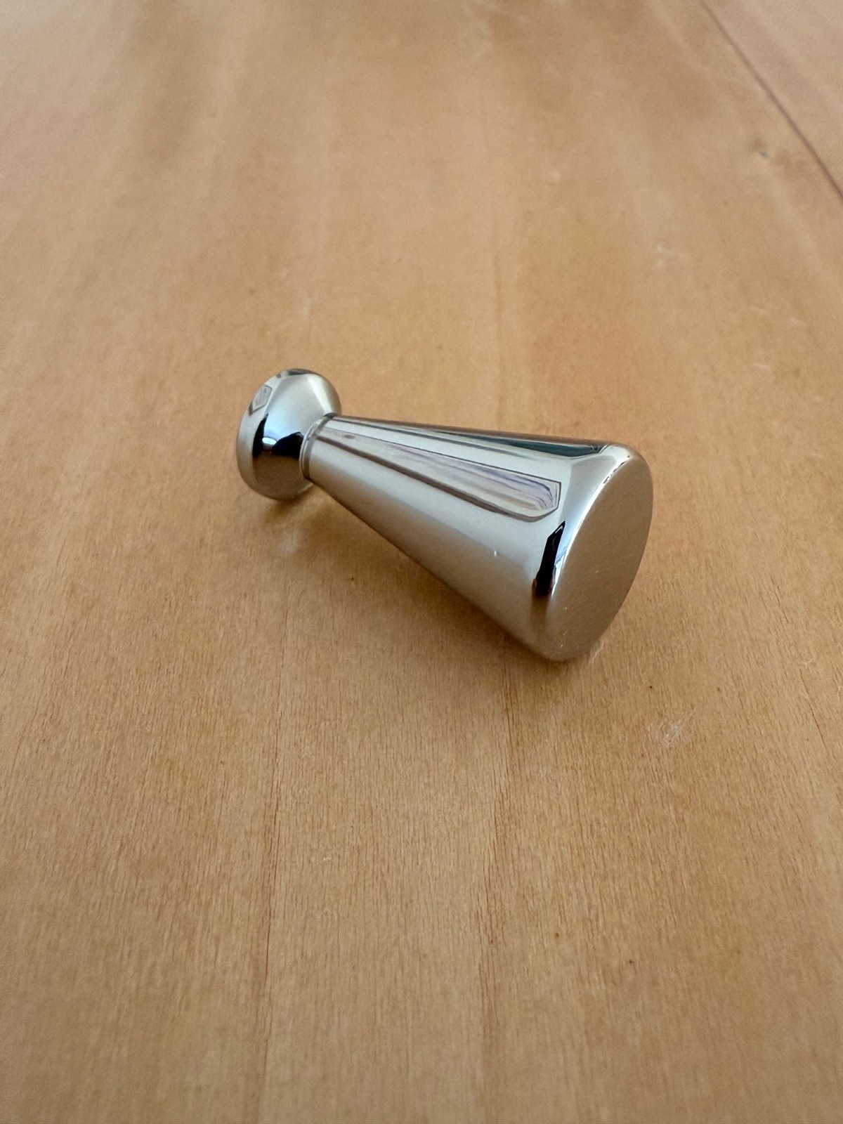 Beautifully crafted replica Nickel plated McCobb mid-century modern drawer pulls
