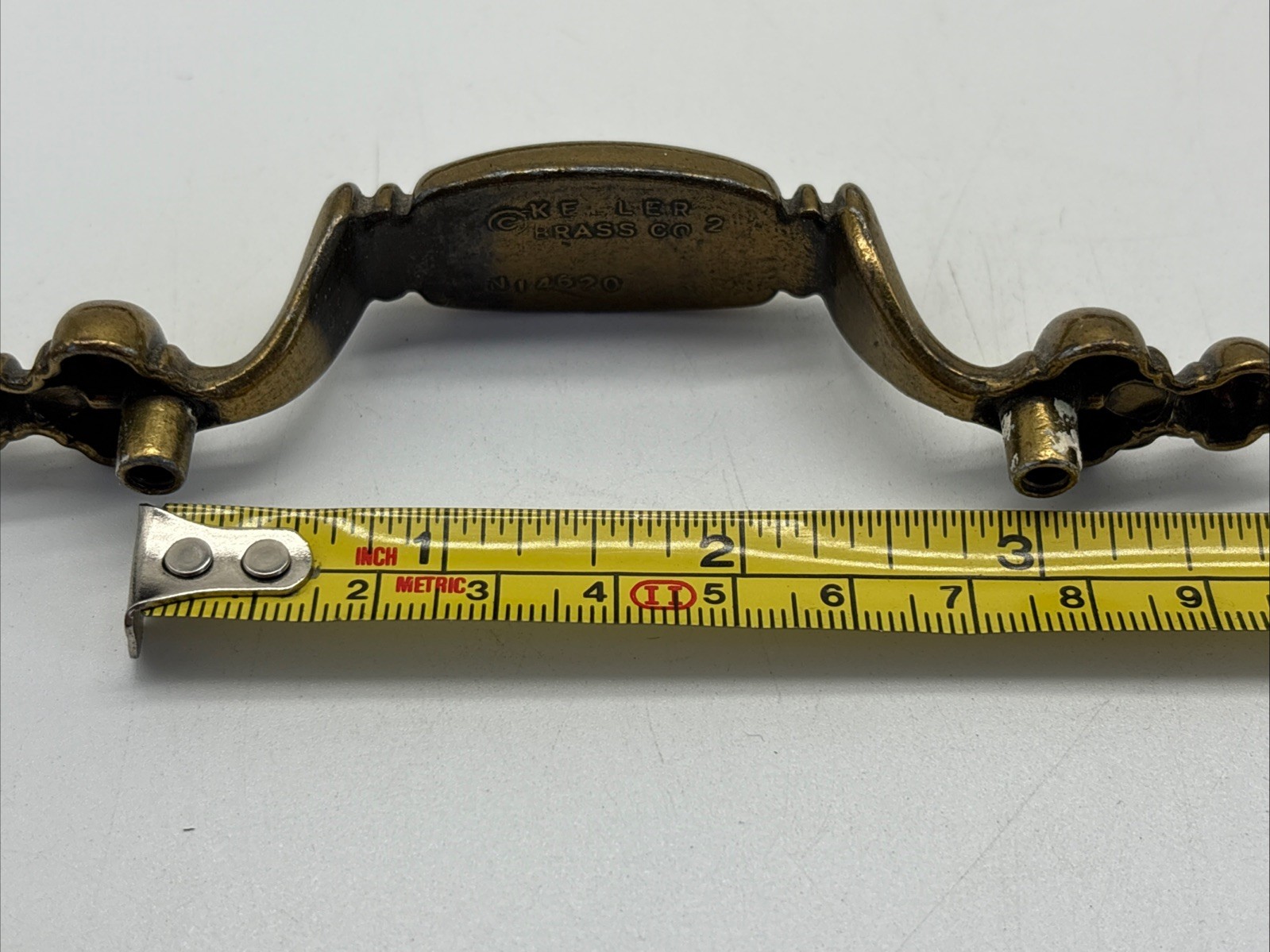 VTG Keller Brass Co. Drawer Pulls Lot 14 N 14620 3”on Center