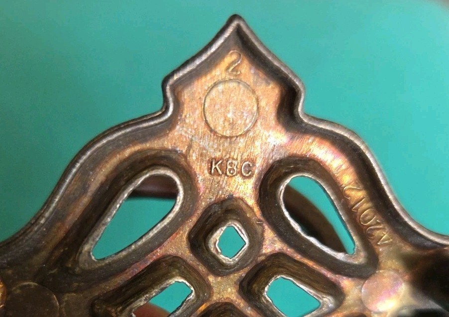 Keeler Brass Co KBC Drawer Handles Pulls Chippendale Batwing Lot of 2 READ