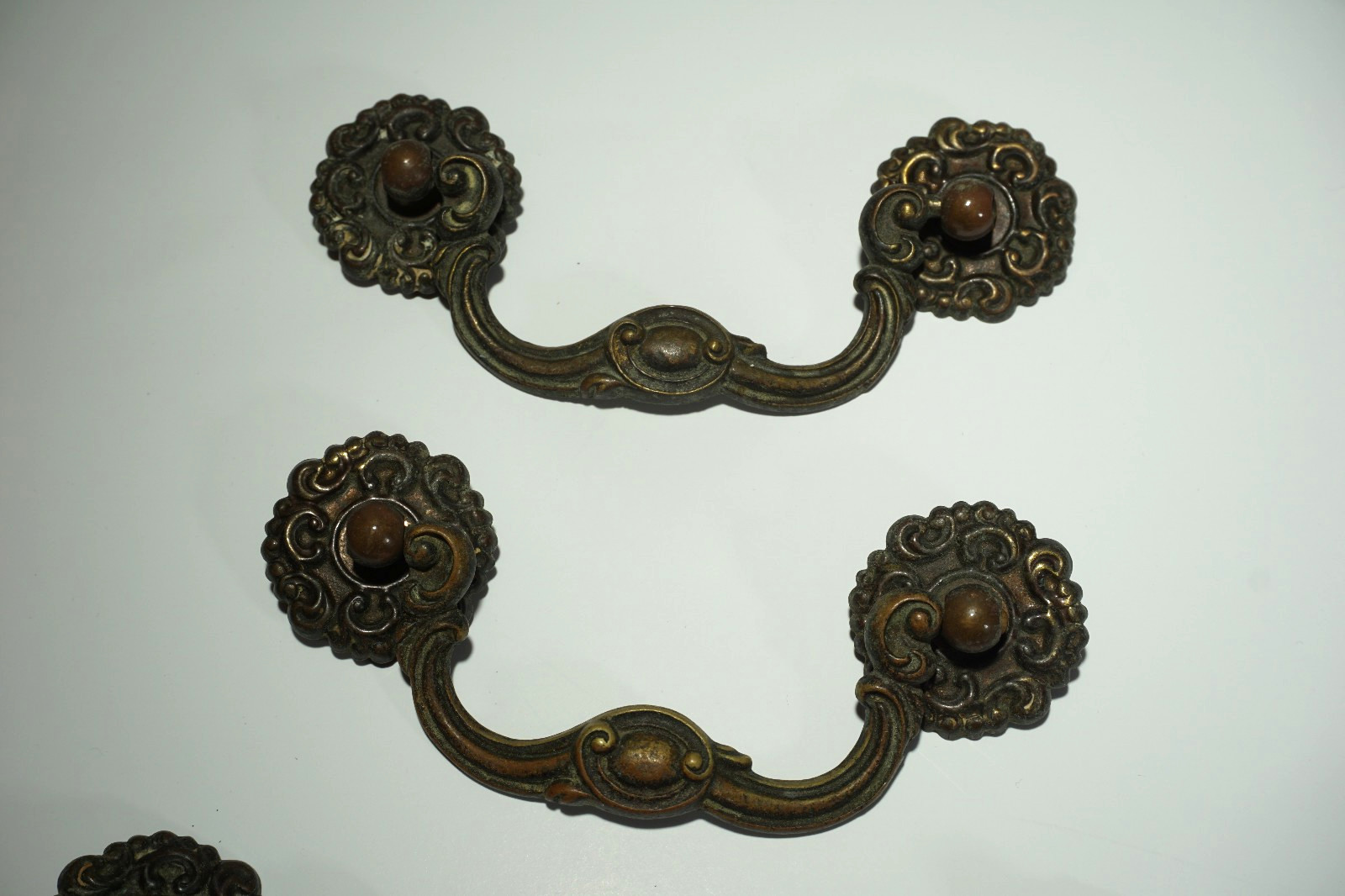 Vintage Keeler Brass Company’s Drop Bail Drawer Pulls Lot K6613 As Is