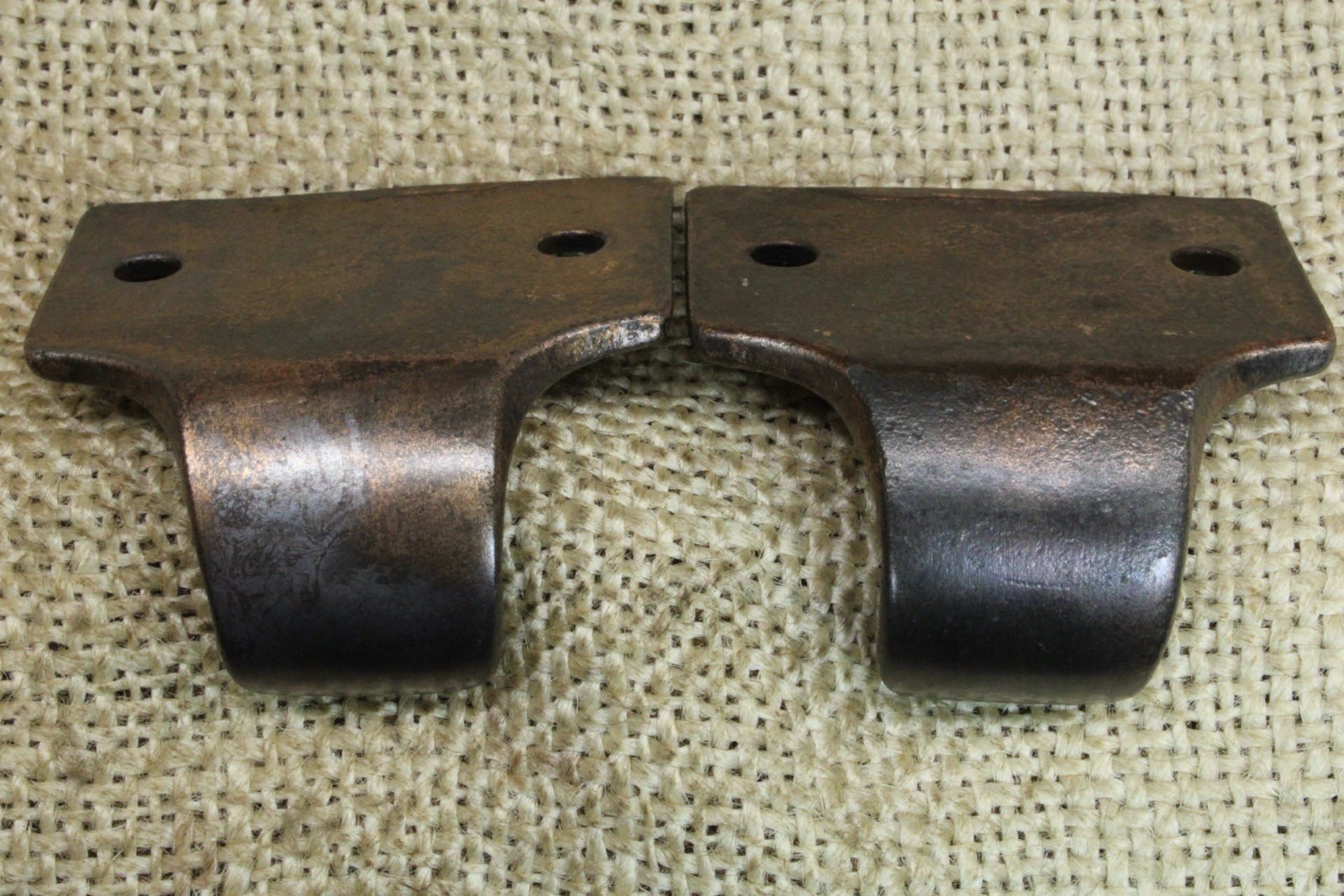 2 Old Window Sash Lifts Pulls Cast Iron light Copper Bronze Victorian Windsor