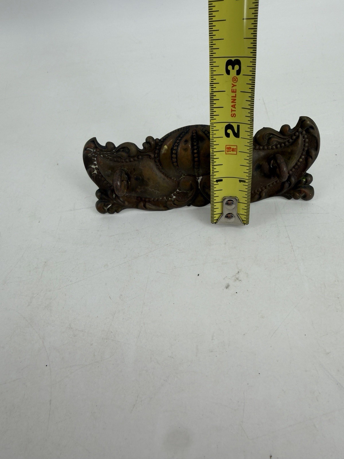 Antique Art Nouveau Floral Openwork Dresser Hardware 4 Drawer Knobs 2 Bail Pulls