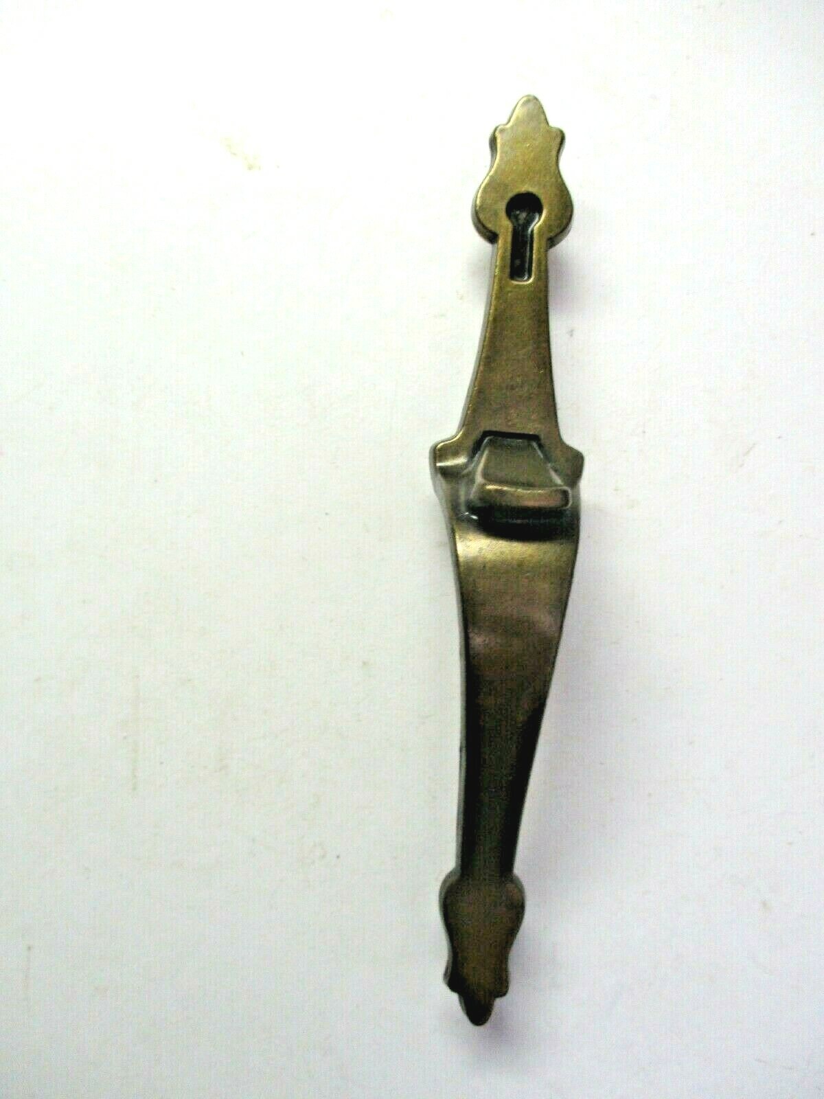 Amerock 315 Cabinet Door Thumb Pull Handle Dark Brass 3-1/16″ Centers 1 Vtg 1960