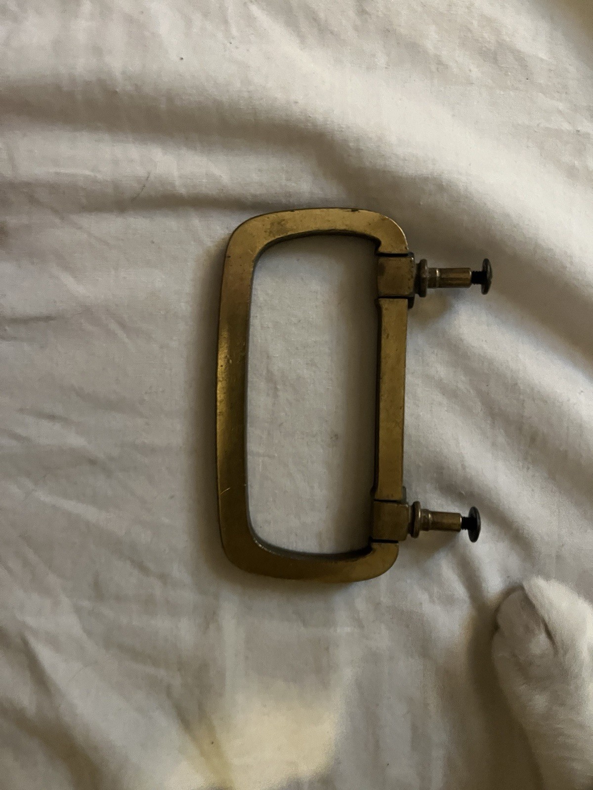 Drexel Newport Drawer Pull Brass Handle Vintage Hardware Dresser
