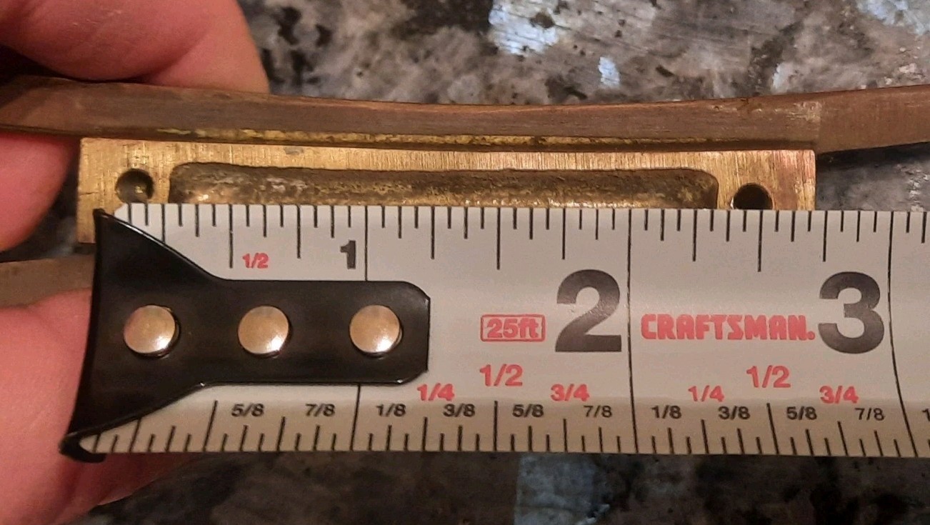 LOT of (10) Vintage 9″ Solid Brass Cabinet Drawer Handle Pulls – Approx. 10 lbs.
