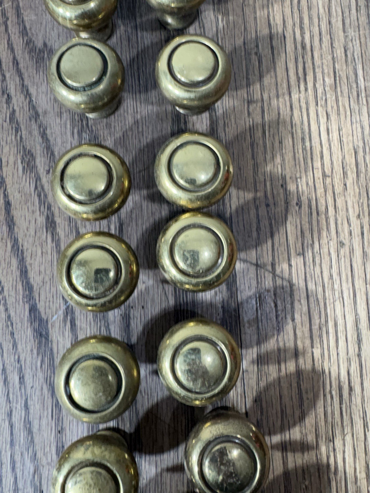 Vintage Antique Lot Brass Drawer Pulls Heavy Knobs Handles Furniture Hardware