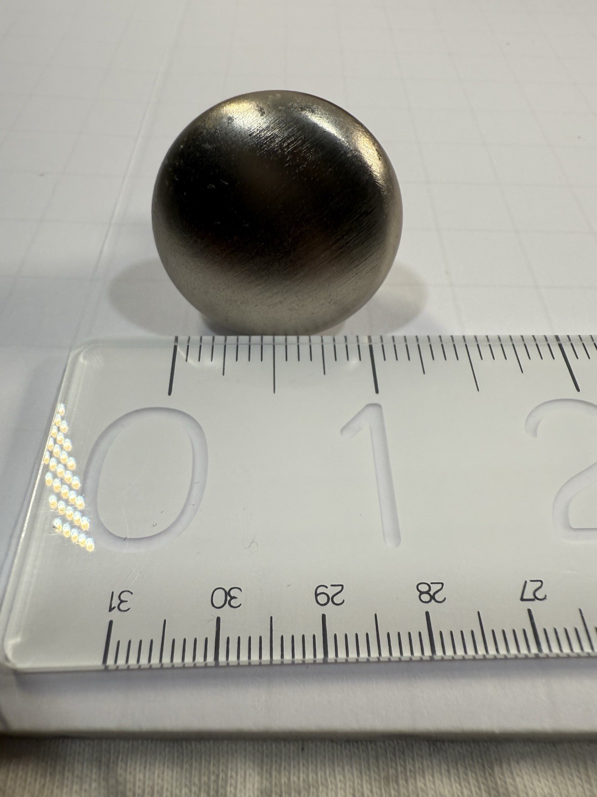 Brushed Nickel Silver Tone Round 1 Inch Cabinet Dresser Pulls Knobs Screws Sets