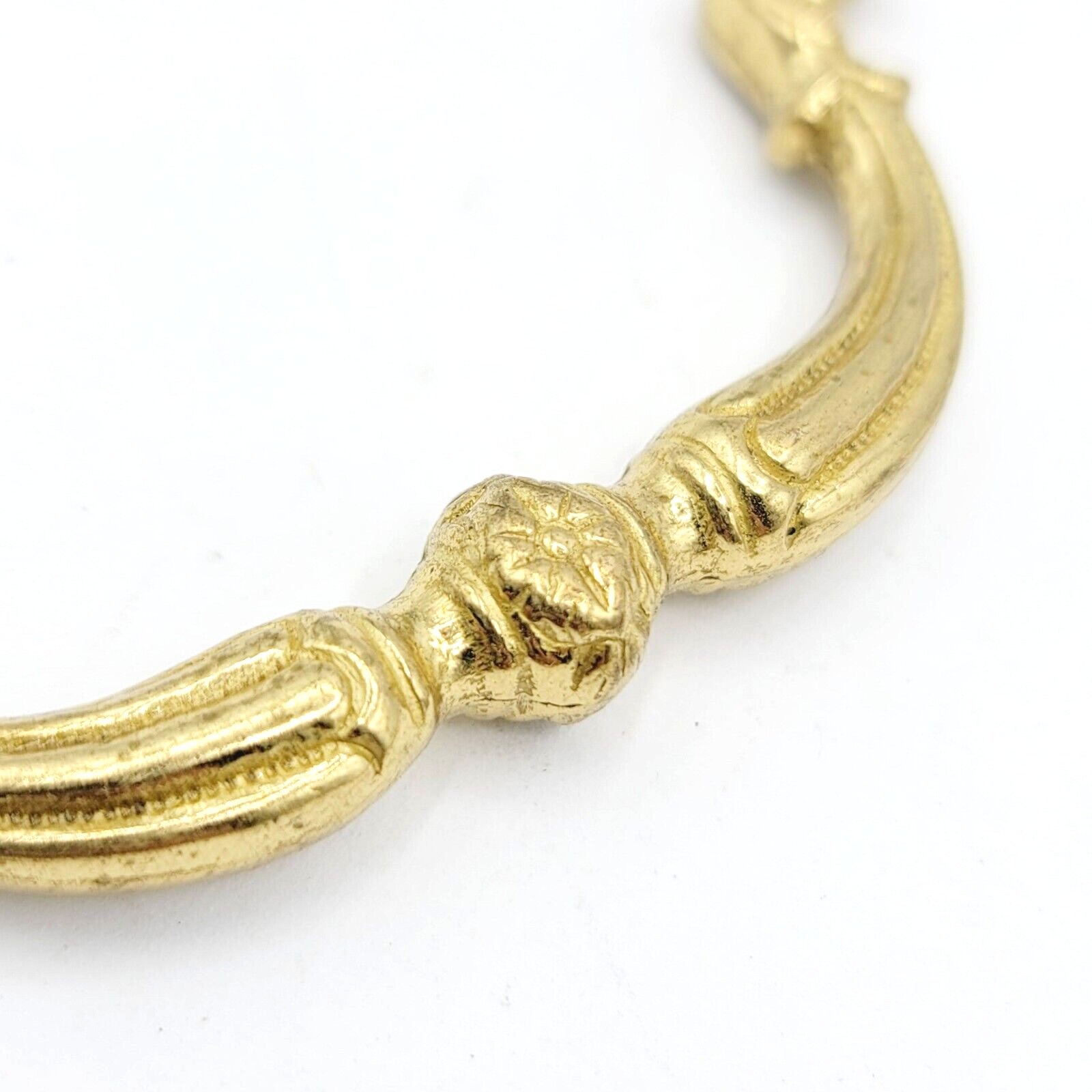 Vintage Brass Ornate Bail Pull Handle Replacement 2.75″ Salvage Reclaimed