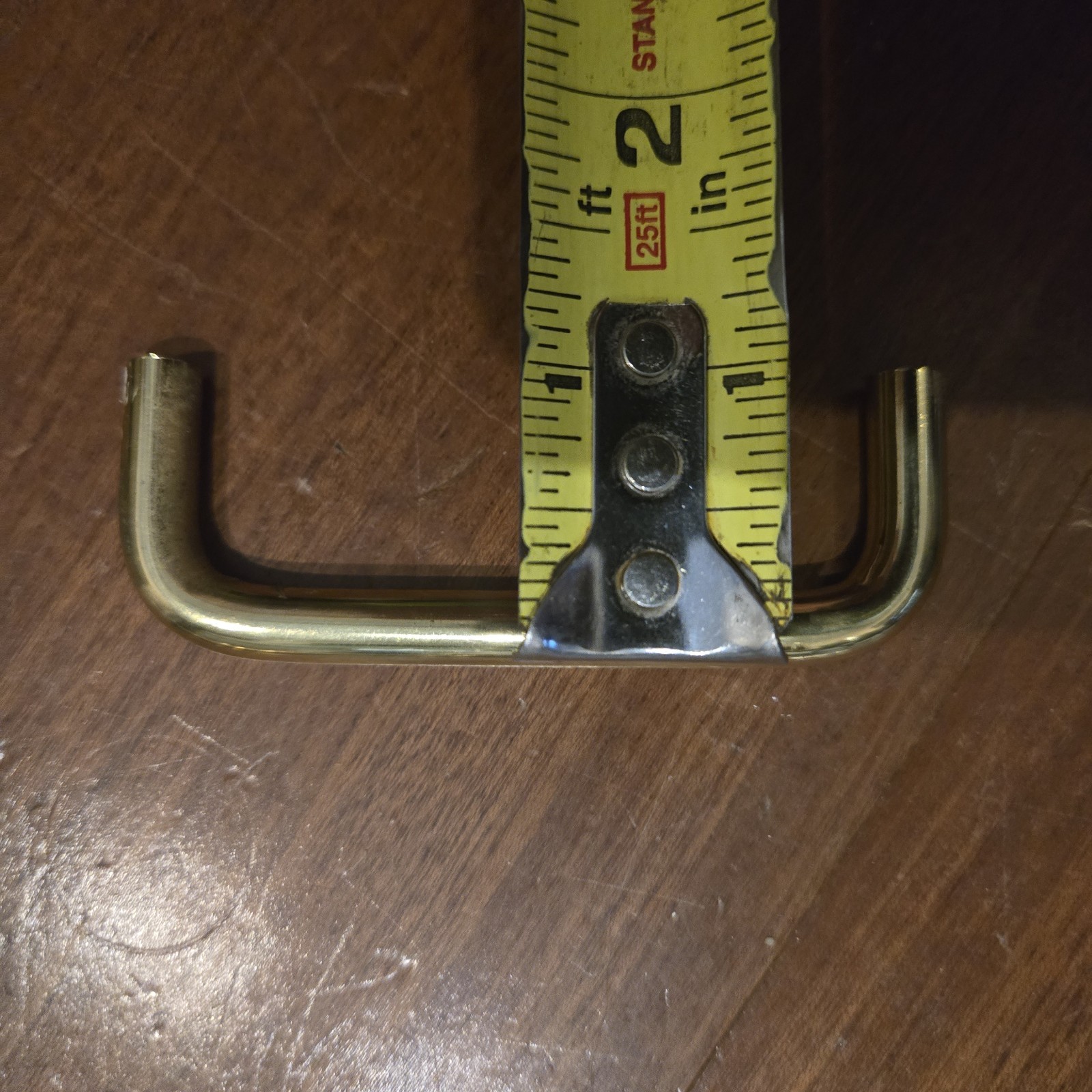 Lot of 20 Solid Polished Brass 3 Inch Drawer Pulls with Screws