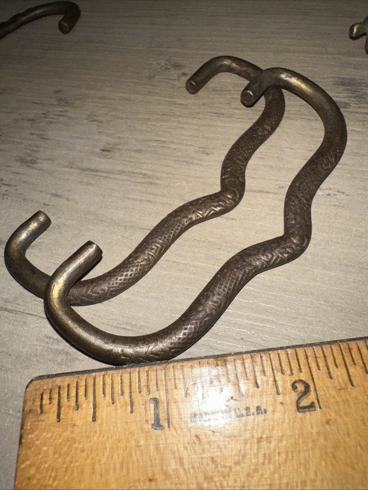 11 Old Drawer Pull Handles Nice Variety, Brass & Steel Vintage