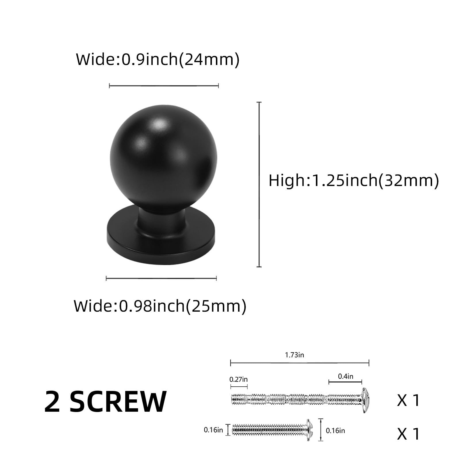 10 Pack Matte Black Kitchen Cabinet Knobs Black Drawer Knobs Kitchen Cabinet …