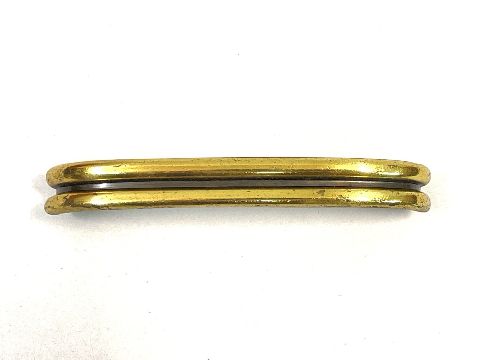 KBC Keeler Brass Co Vintage Drawer Pull Fixed Handle MCM 3″ OCB lot#7468