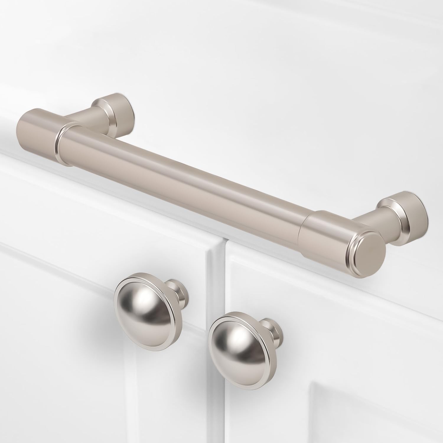 Amasideca Am07-Bsn128-20 20 Pack Brushed Satin Nickel Cabinet Pulls 5 Inch128Mm